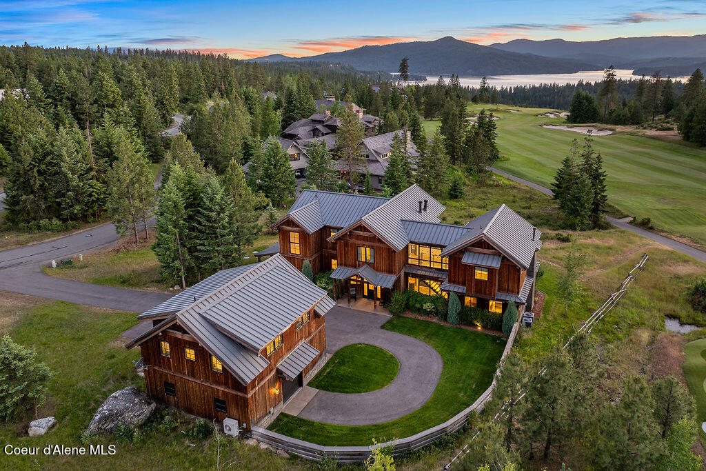 8033 South Gozzer Road Harrison, ID 83833 - Photo 3 of 69 Aerial_Estate171_Twilight-2