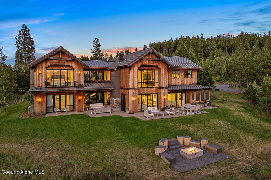 8033 South Gozzer Road Harrison, ID 83833 - Photo 5 of 69 Aerial_Estate171_Twilight-4