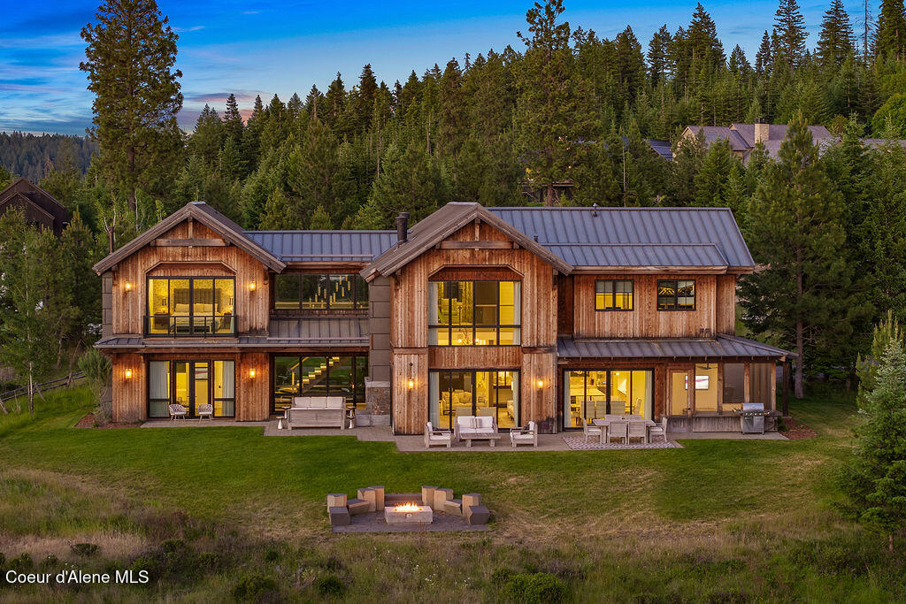 8033 South Gozzer Road Harrison, ID 83833 - Photo 6 of 69 Aerial_Estate171_Twilight-5