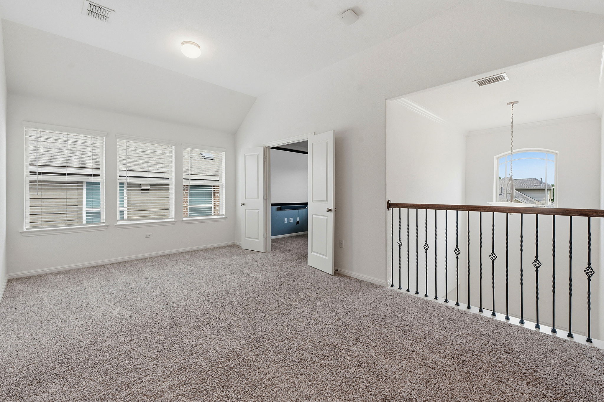 609 Allende Bend, Unit 130 Austin, TX 78748 - Photo 25 of 33 a view of an empty room with a window and fireplace