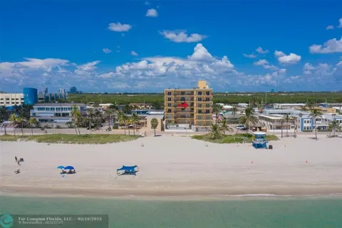a view of a lake with a city