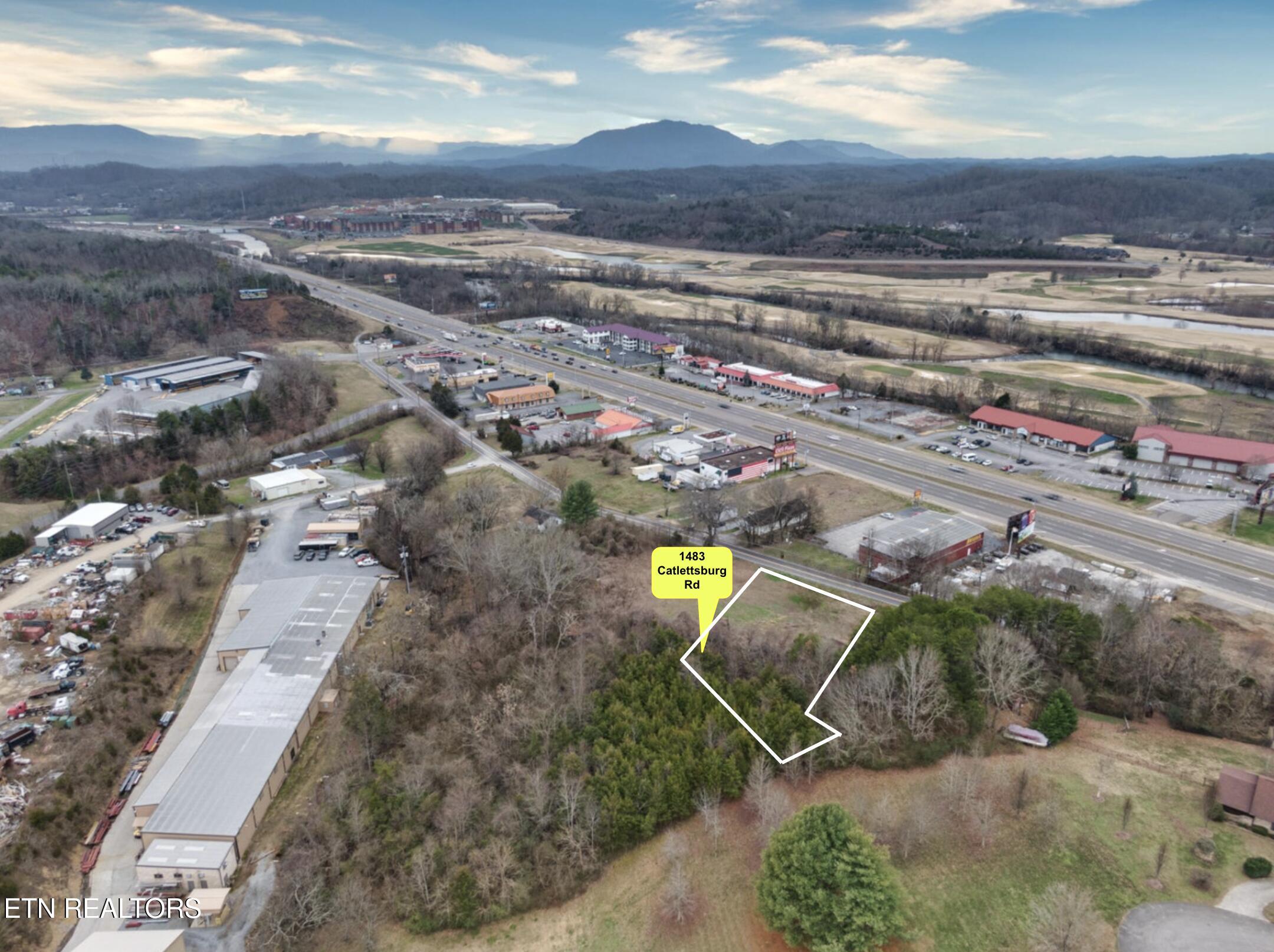1483 Catlettsburg Road Sevierville, TN 37876 - Photo 4 of 14 1483 Catlettsburg Rd aerial view #1