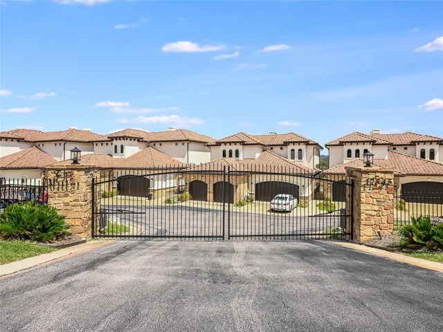 front view of a house with a street