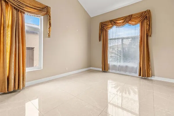 a view of an front door