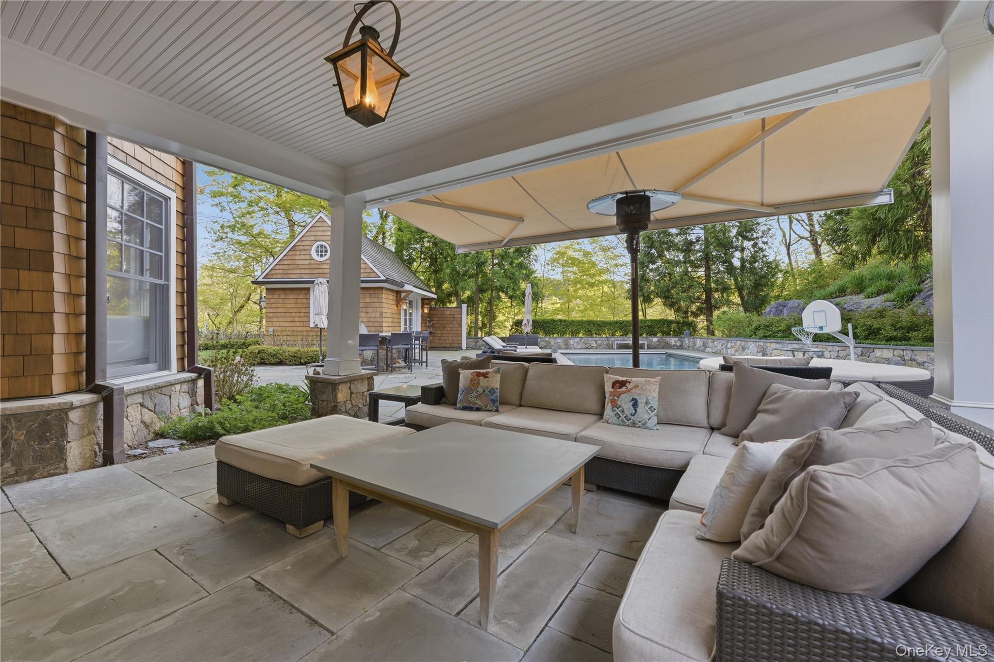 16 Wrights Mill Road Armonk, NY 10504 - Photo 41 of 49 a living room with furniture and a large window