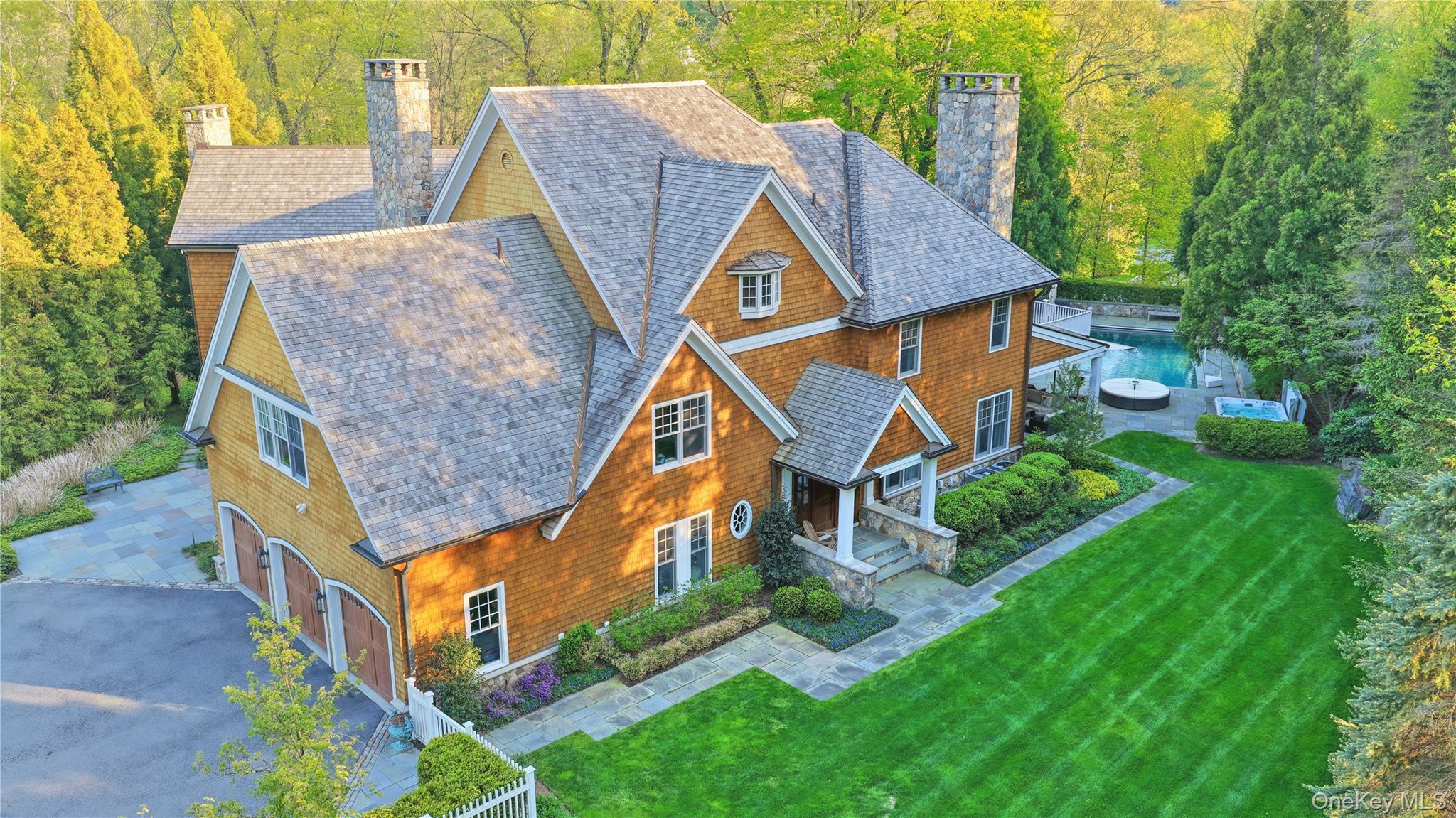16 Wrights Mill Road Armonk, NY 10504 - Photo 49 of 49 an aerial view of a house