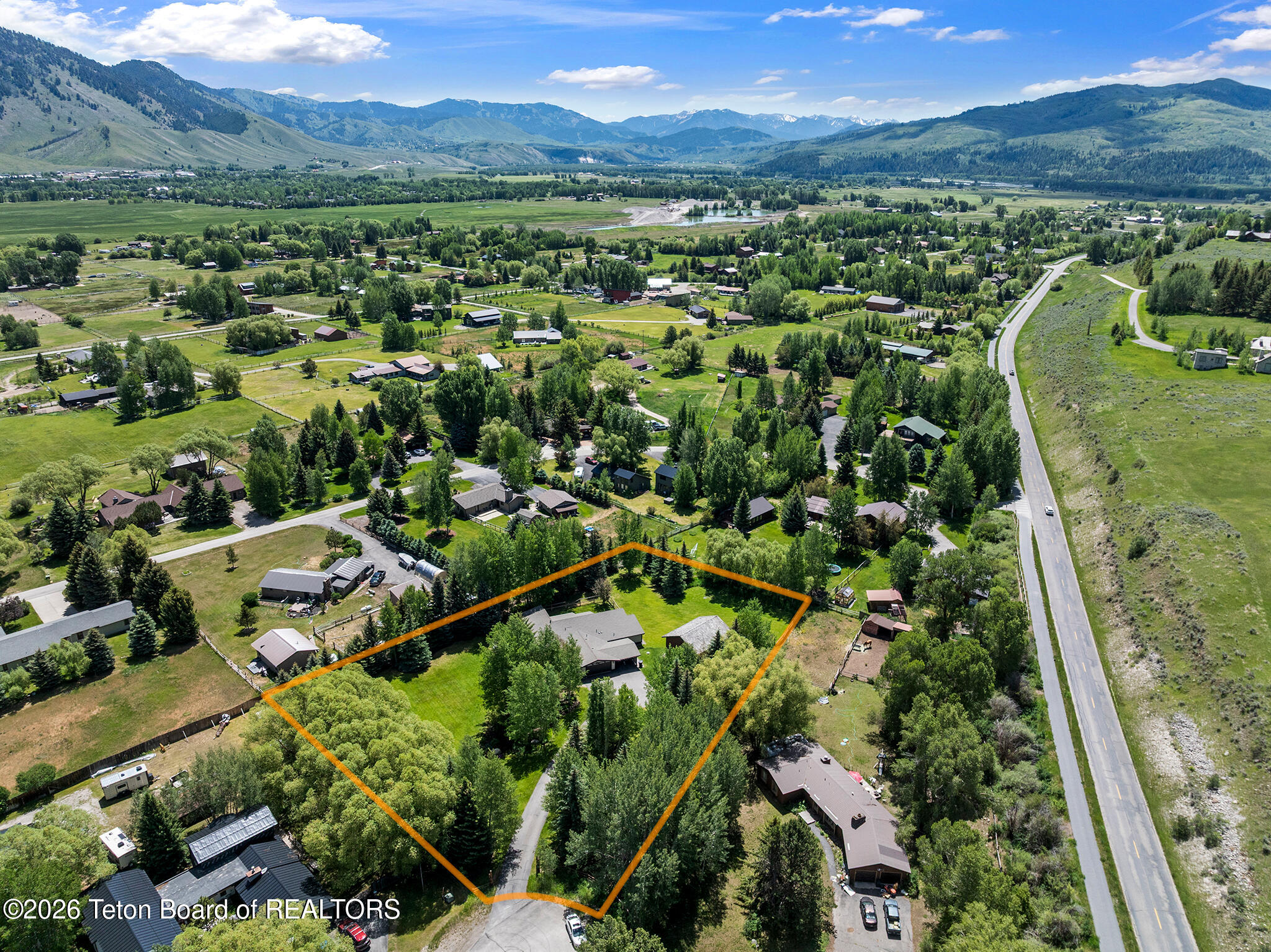 3650 North Meadow Road Jackson, WY 83001 - Photo 64 of 66 Aerial