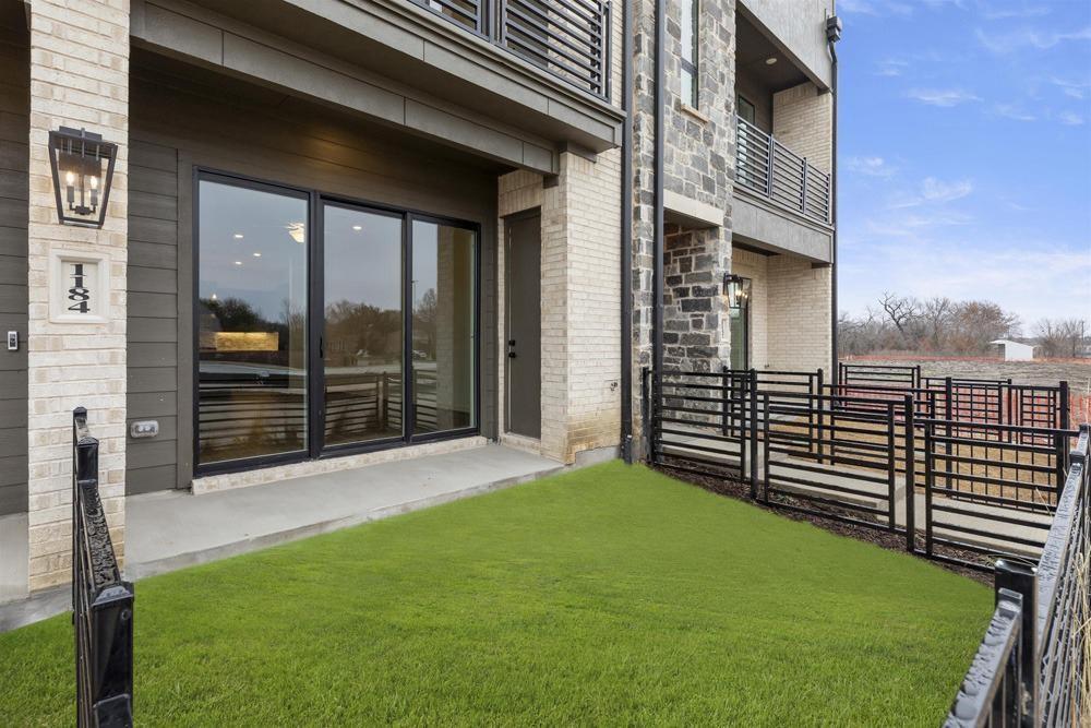 1237 Doris May Drive Allen, TX 75013 - Photo 19 of 19 Private yard space featuring a manicured lawn and concrete patio