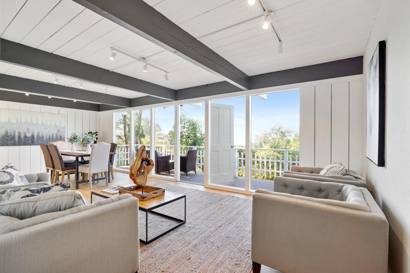 1384 Summit Road Berkeley, CA 94708 - Photo 2 of 31 a living room with furniture and a large window