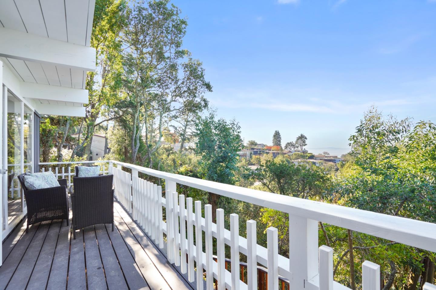 1384 Summit Road Berkeley, CA 94708 - Photo 28 of 31 a view of a two chairs in the roof deck