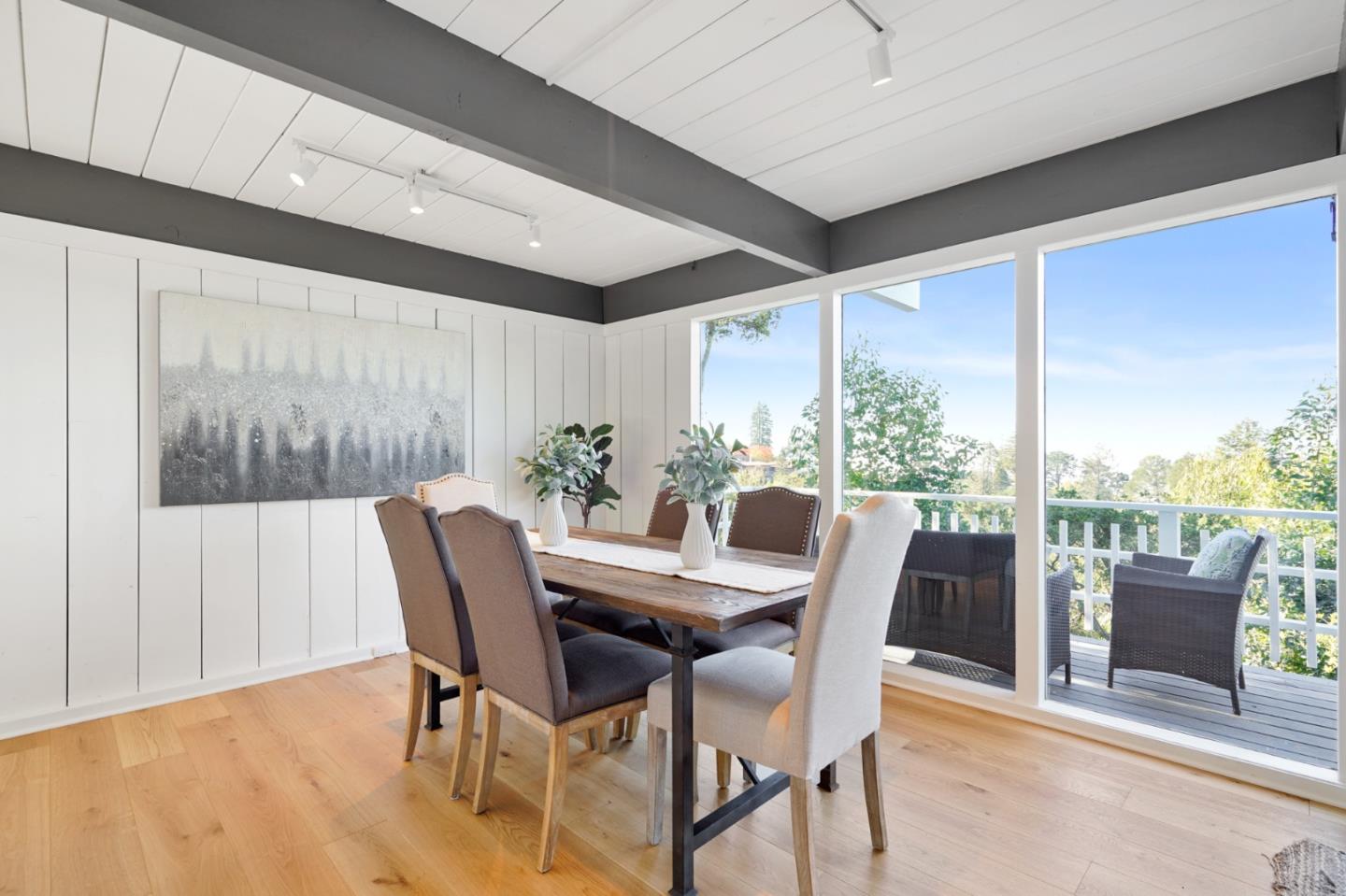 1384 Summit Road Berkeley, CA 94708 - Photo 4 of 31 a view of a dining room with furniture window and outside view
