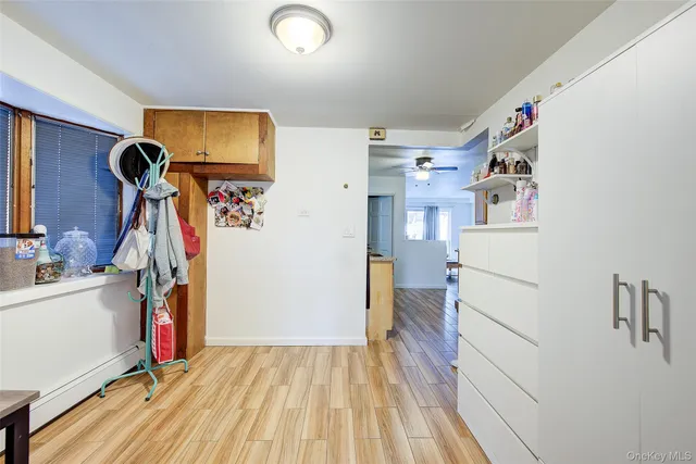 a very nice looking room with a large window