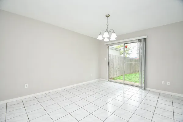 a view of a room & window