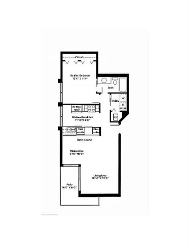 a picture of a bench in front of a wall