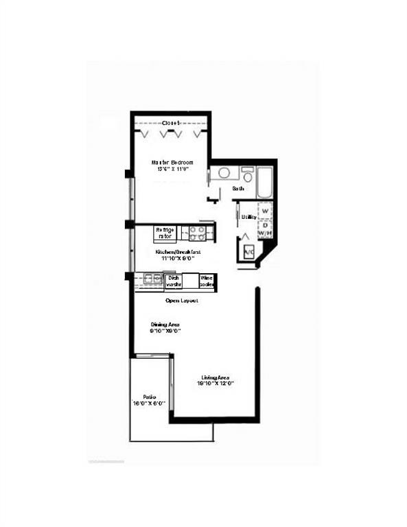 950 Lavers Circle, Unit F511 Delray Beach, FL 33444 - Photo 18 of 18 a picture of a bench in front of a wall