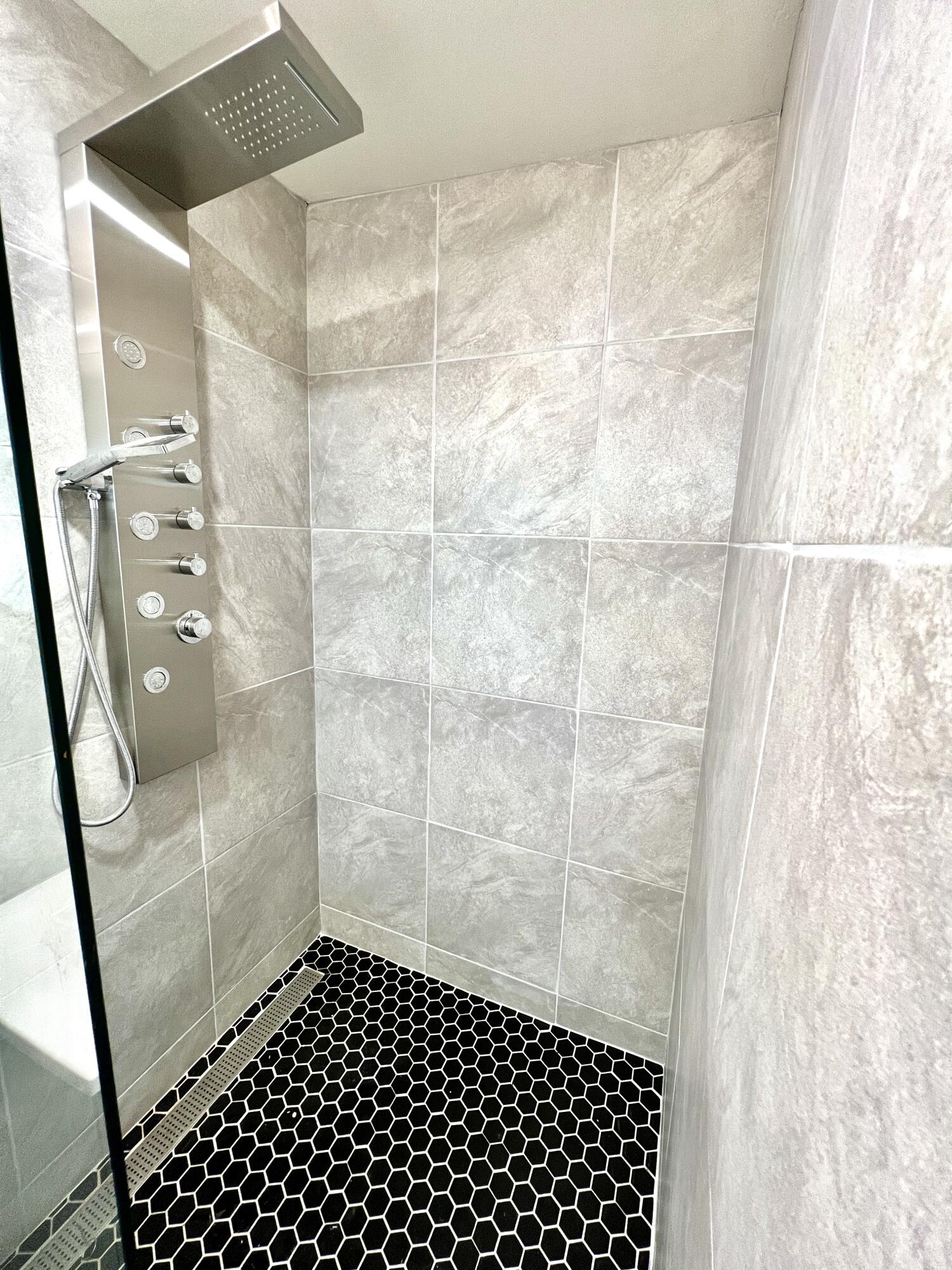 2774 Kickapoo Trail Landers, CA 92285 - Photo 13 of 51 a bathroom with a glass door shower