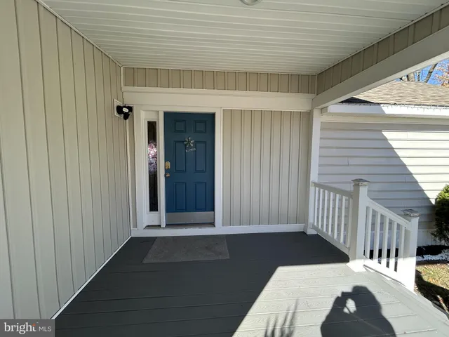 a view of front door