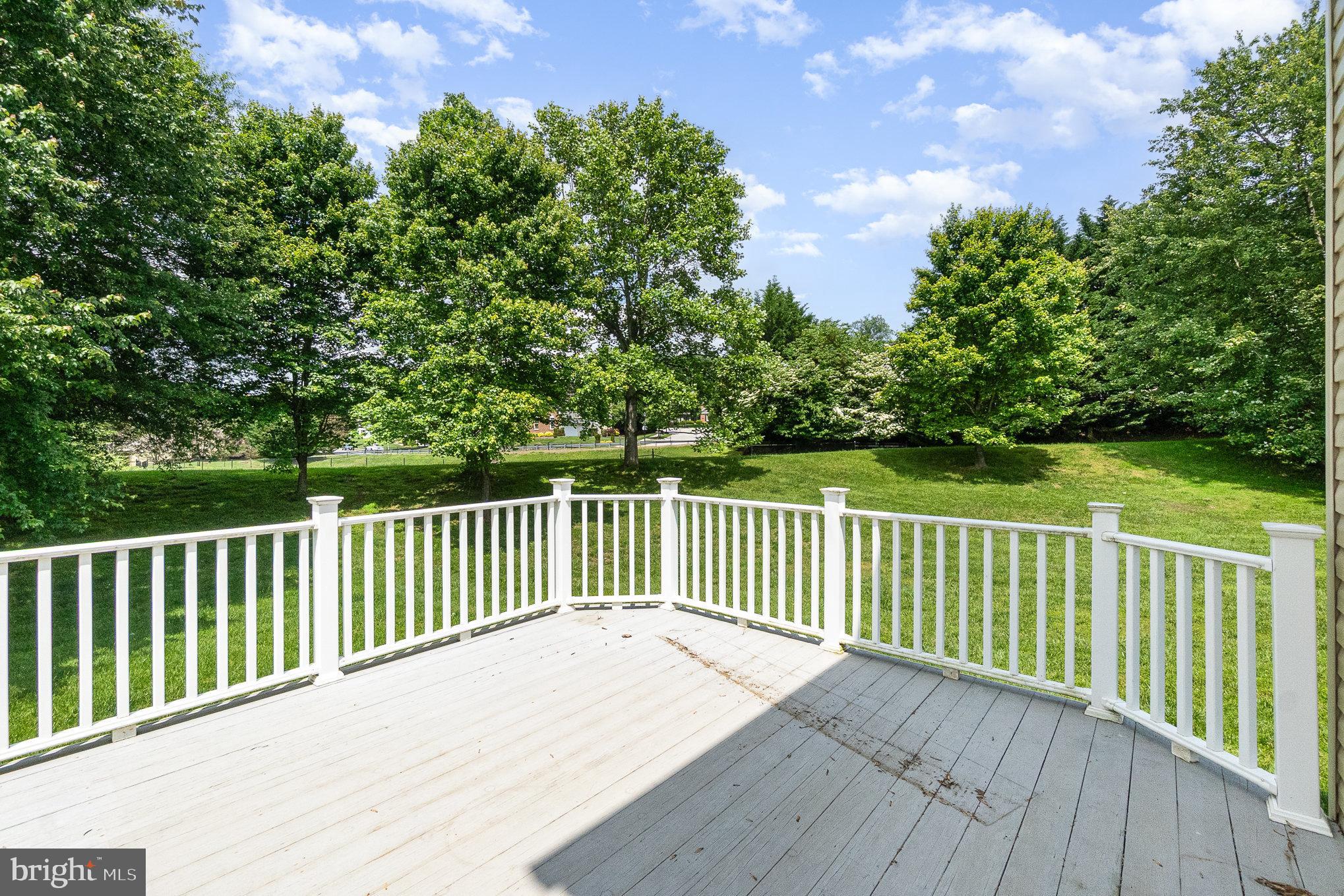 512 Callander Way Abingdon, MD 21009 - Photo 34 of 40 a view of balcony with wooden floor and fence