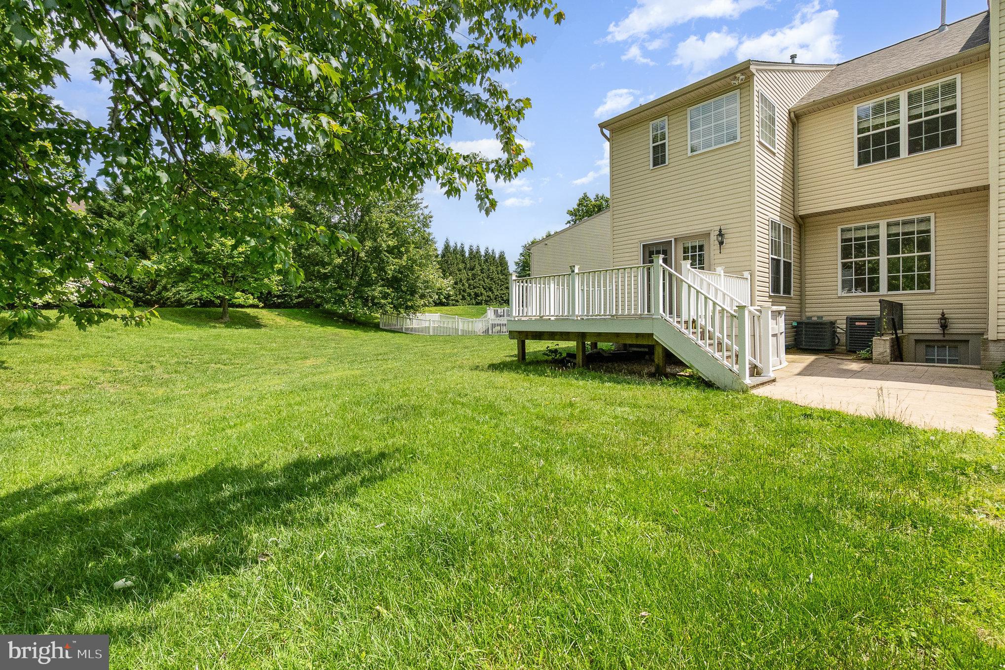 512 Callander Way Abingdon, MD 21009 - Photo 35 of 40 a view of an house with backyard space and deck