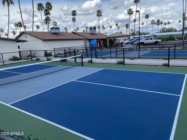 a view of a tennis court