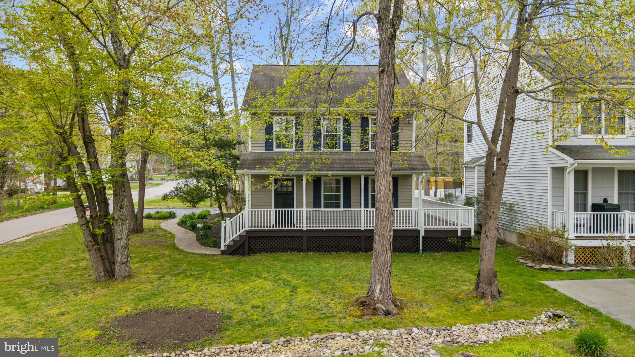 front view of house with a yard