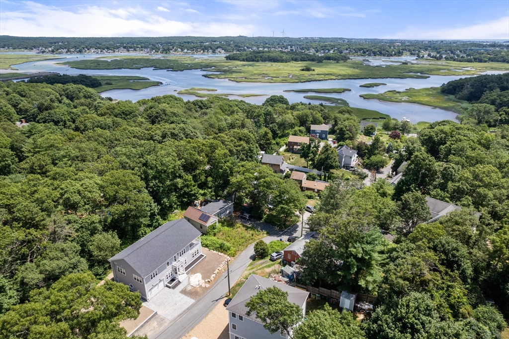 19 Brooks Road Gloucester, MA 01930 - Photo 30 of 32 an aerial view of a house with outdoor space and lake view