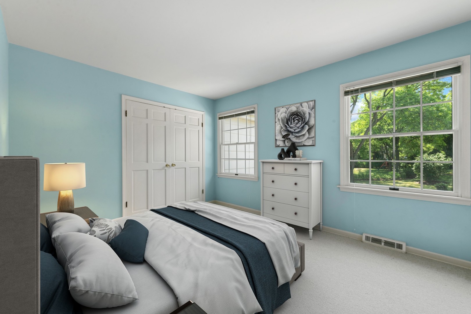 275 Old Mill Road Barrington, IL 60010 - Photo 23 of 45 a bedroom with a bed and a couch