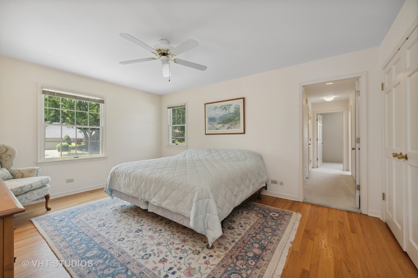 275 Old Mill Road Barrington, IL 60010 - Photo 27 of 45 a spacious bedroom with a large bed and a window