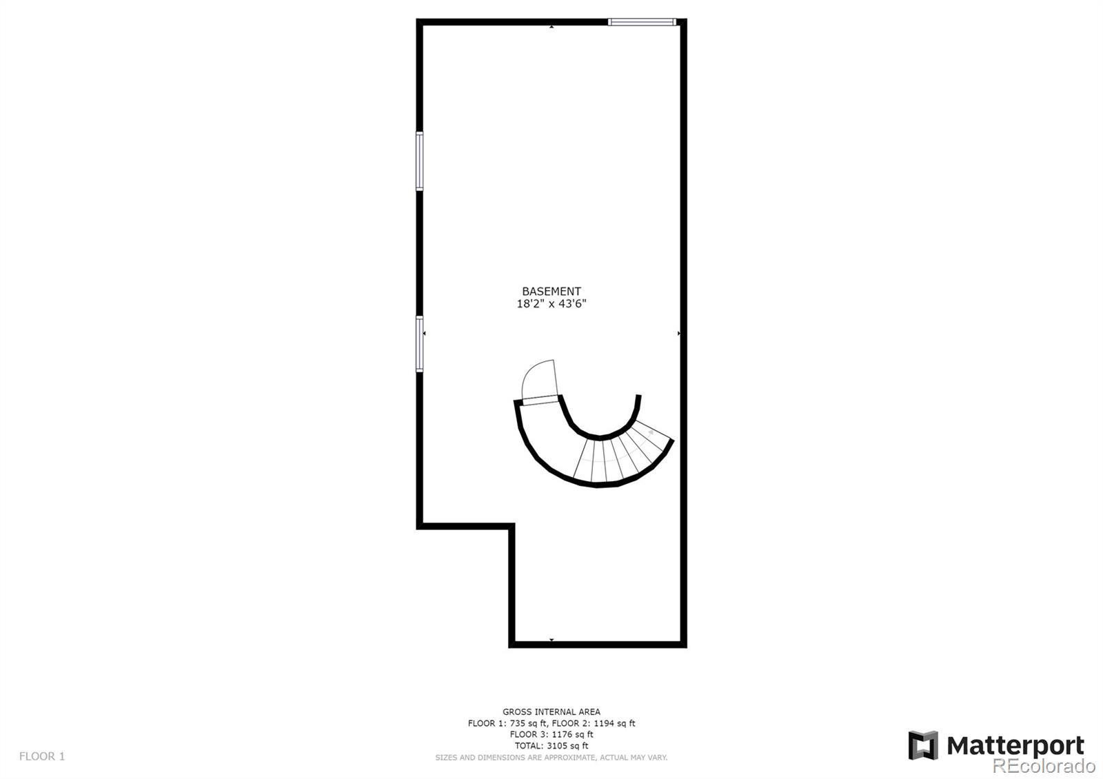 2705 Middlebury Drive Highlands Ranch, CO 80126 - Photo 38 of 40 a picture of a floor plan
