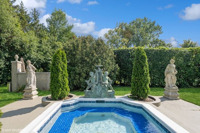 a front view of a building