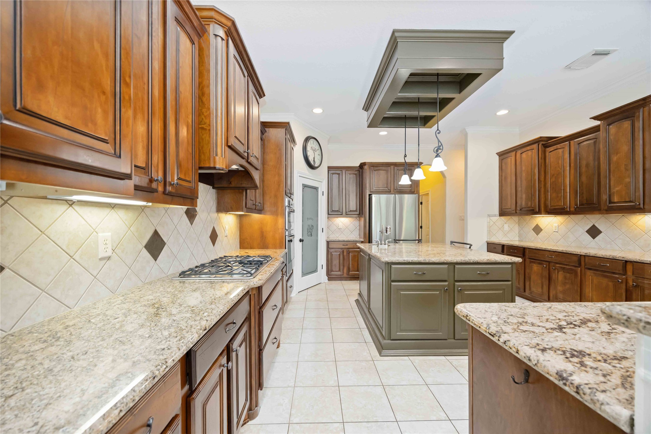 1809 St Beulah Chapel Road Montgomery, TX 77316 - Photo 11 of 50 a kitchen with stainless steel appliances granite countertop a sink stove and cabinets