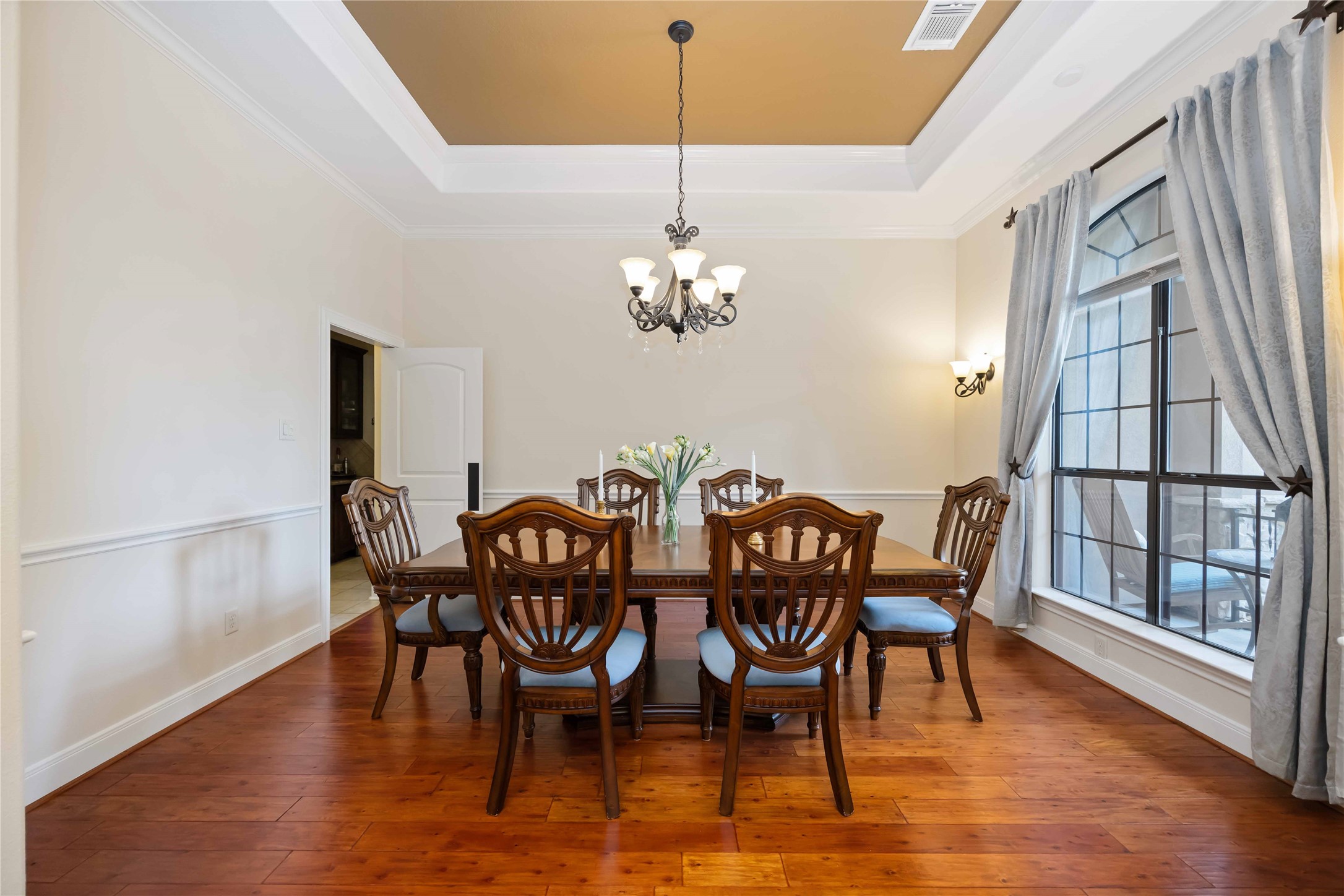1809 St Beulah Chapel Road Montgomery, TX 77316 - Photo 6 of 50 a view of a dining room with furniture window and wooden floor