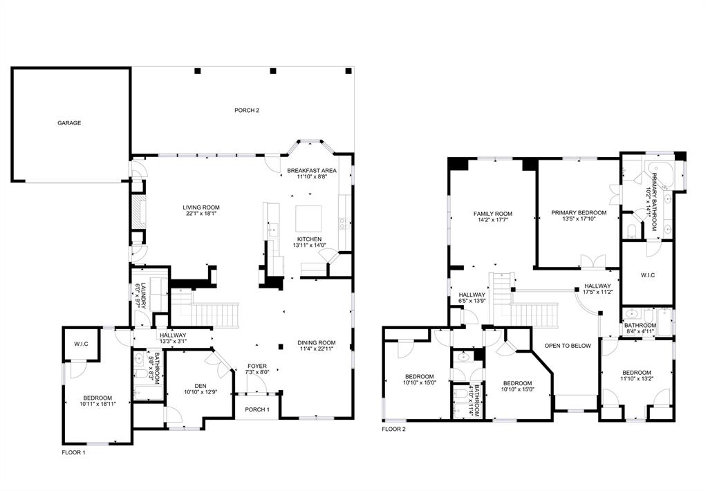 2017 Country Brook Lane Allen, TX 75002 - Photo 36 of 36 a picture of floor plan