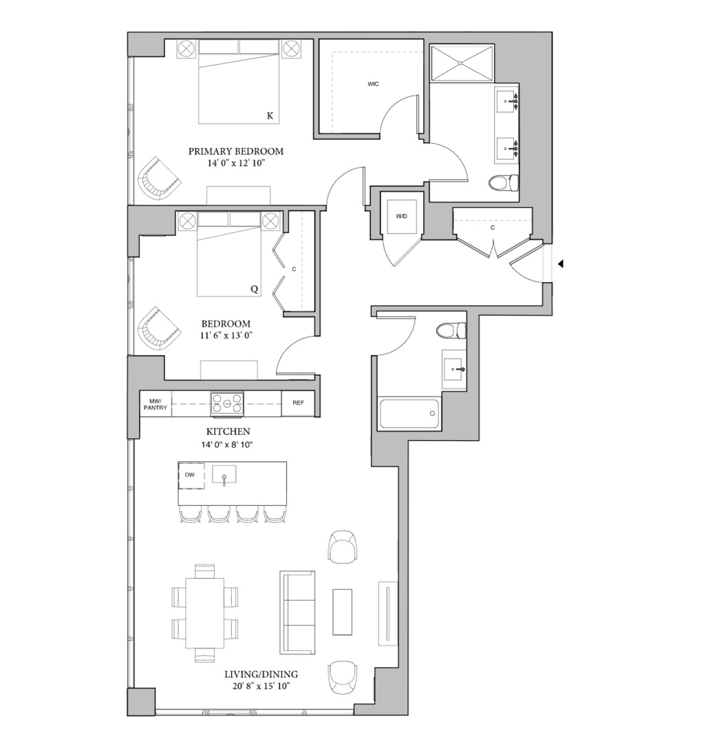 164 North Peoria Street, Unit 3508 Chicago, IL 60607 - Photo 7 of 7