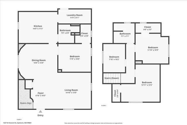 $325,000 | 1327 North Howard Street, Spokane, WA 99201