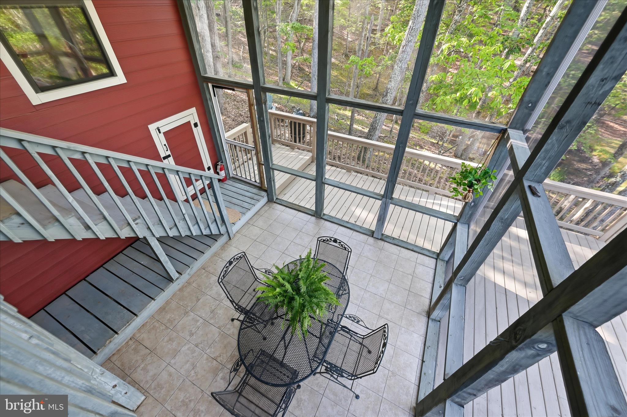 1856 Crossings View Road Paw Paw, WV 25434 - Photo 32 of 45 a view of a balcony with furniture