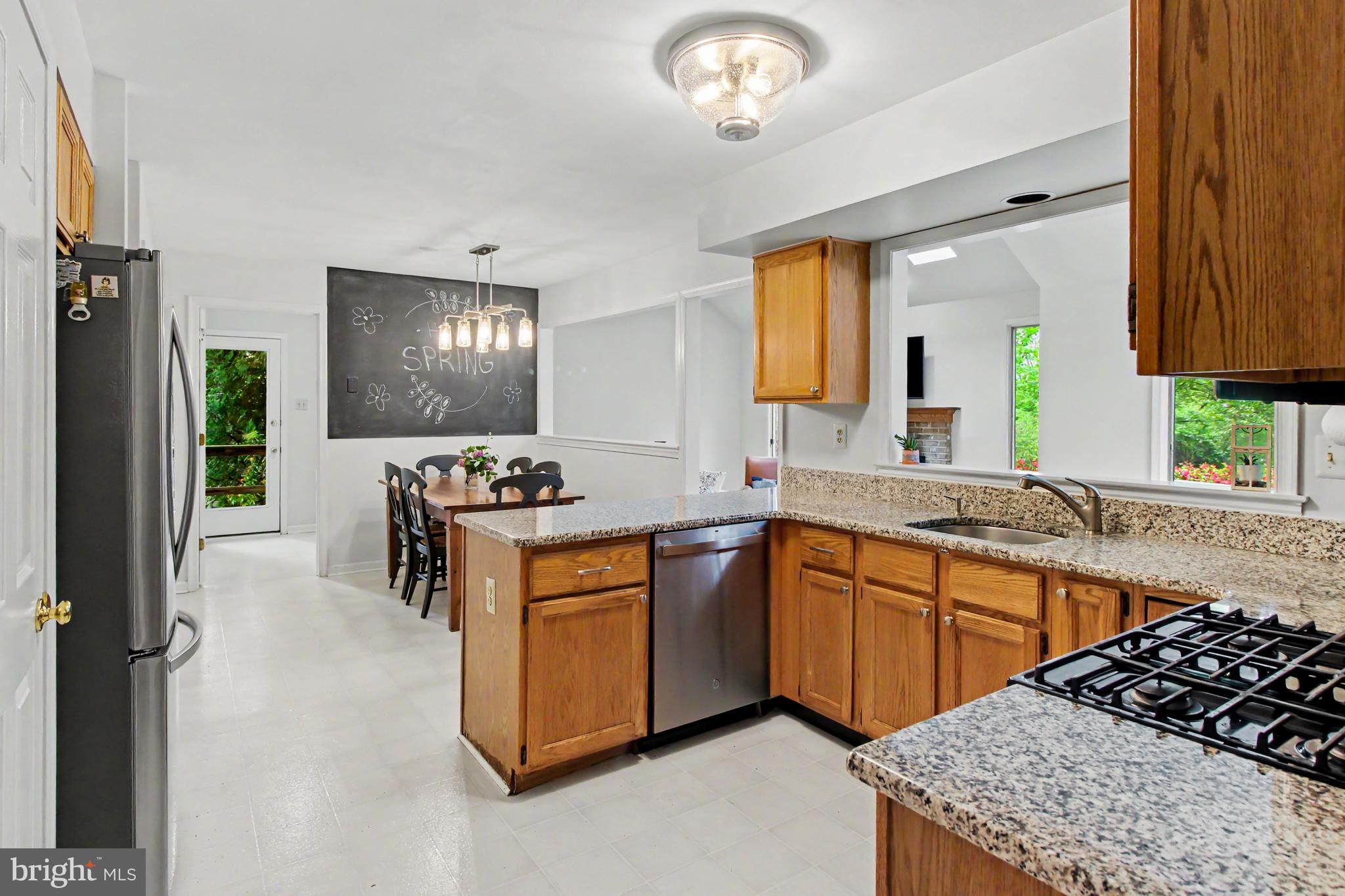 1606 Buttonwood Road Flourtown, PA 19031 - Photo 13 of 44 Kitchen with new granite counters