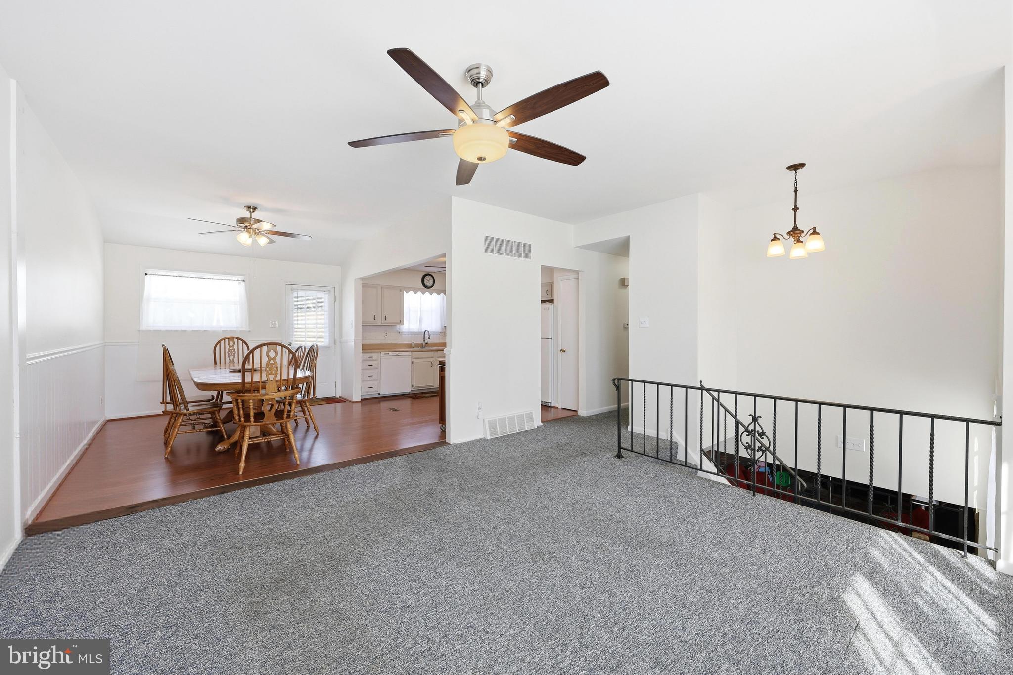 55 Plymouth Road Hammonton, NJ 08037 - Photo 12 of 45 a view of a livingroom with furniture and a ceiling fan