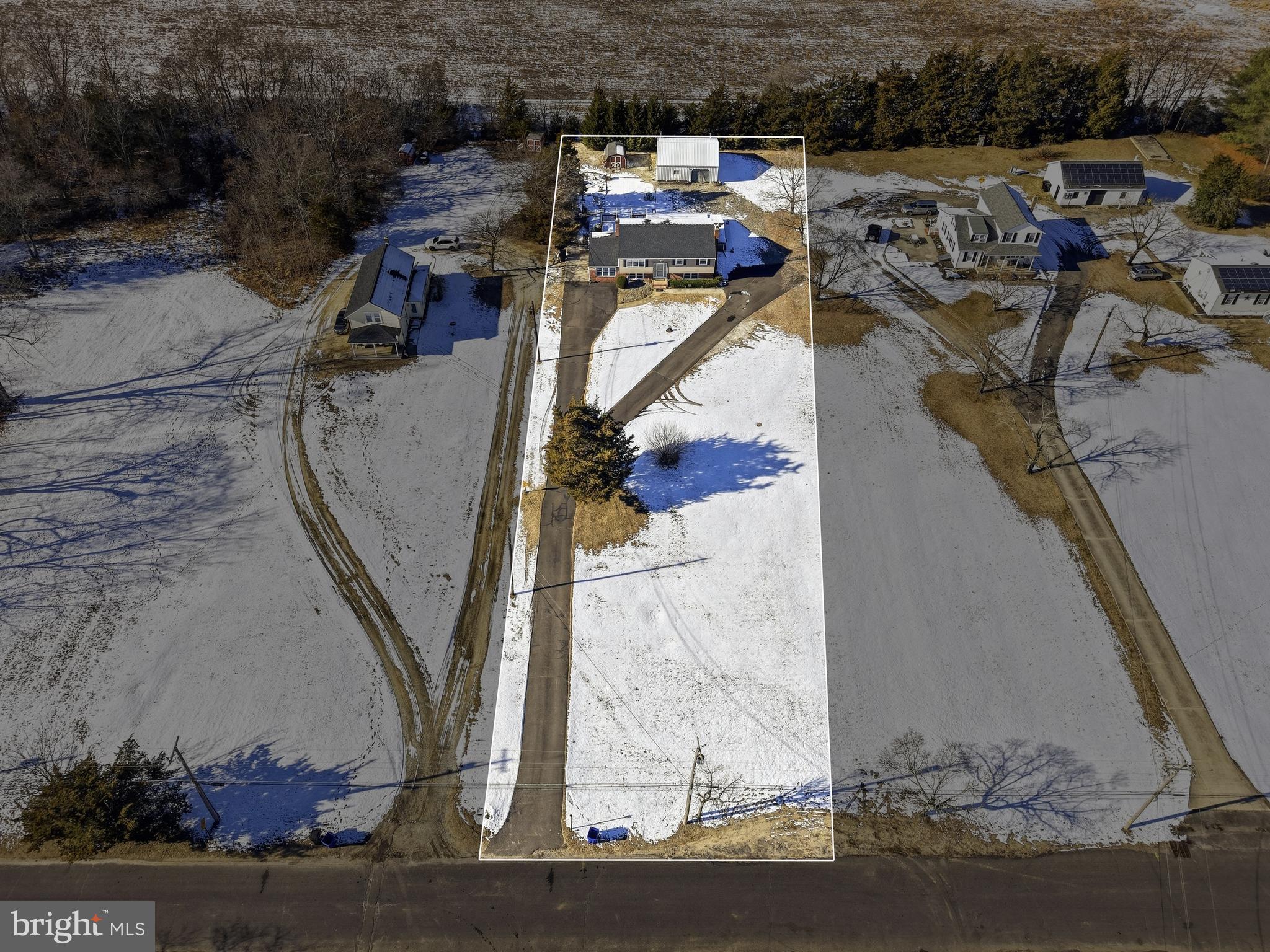 55 Plymouth Road Hammonton, NJ 08037 - Photo 6 of 45 an aerial view of a house with a yard
