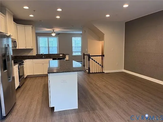 a view of balcony with a potted plant