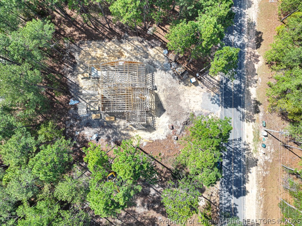 26720 Peach Orchard Road Wagram, NC 28396 - Photo 6 of 18 a backyard of a building with trees
