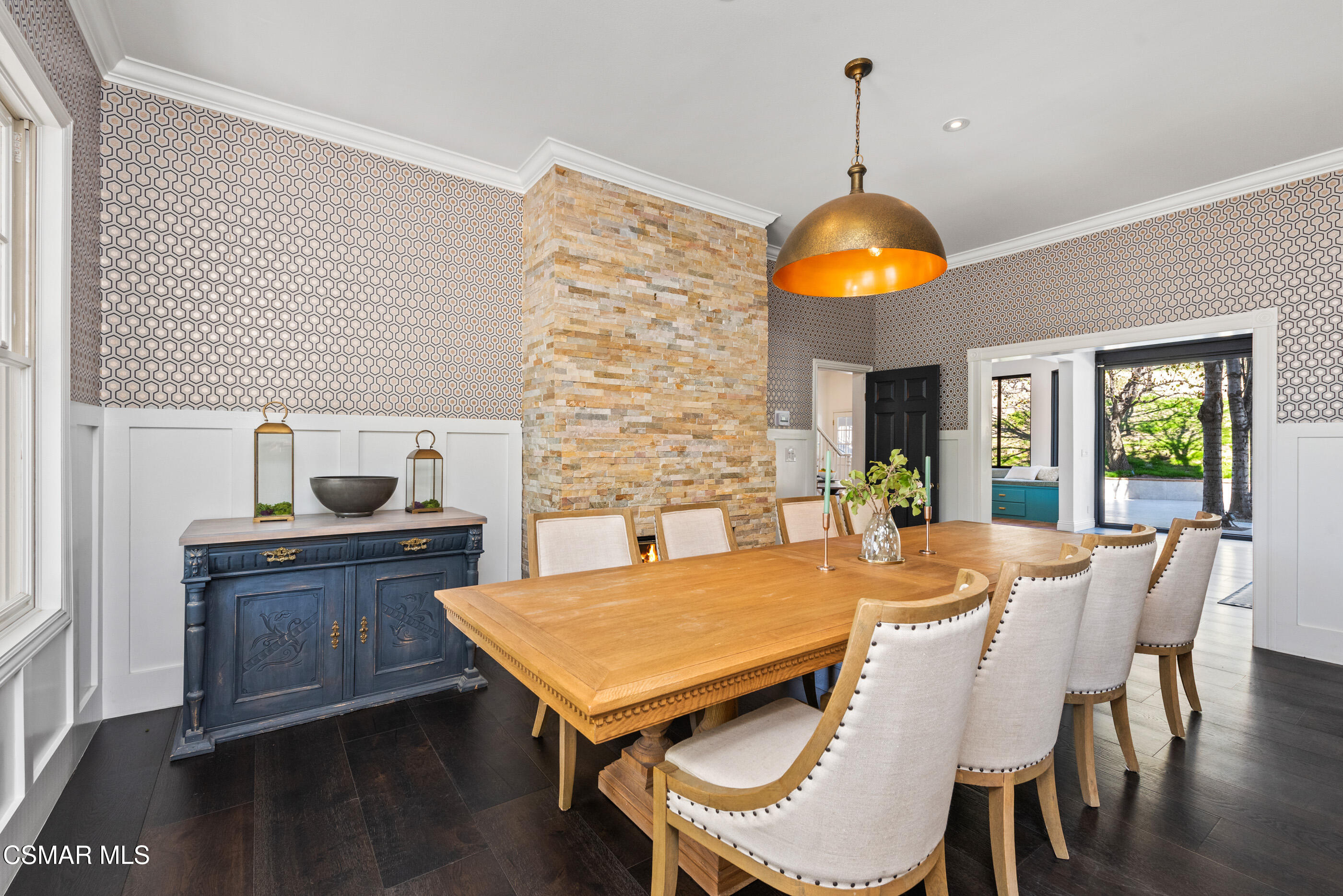 6144 Chesebro Road Agoura Hills, CA 91301 - Photo 16 of 73 a view of a dining room with furniture window and wooden floor