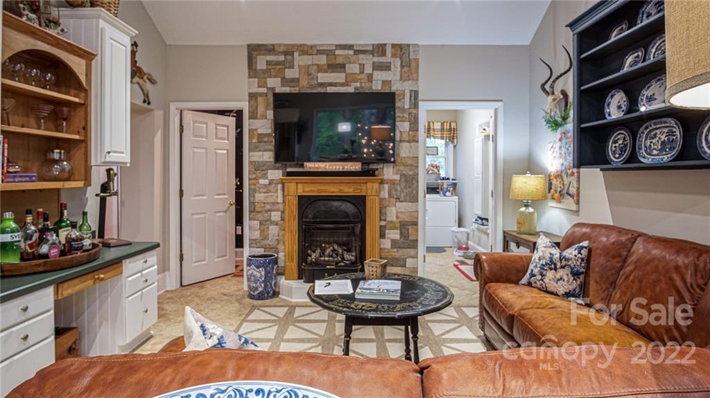 123 Grace Heights Rutherfordton, NC 28139 - Photo 26 of 48 a living room with furniture and a fireplace