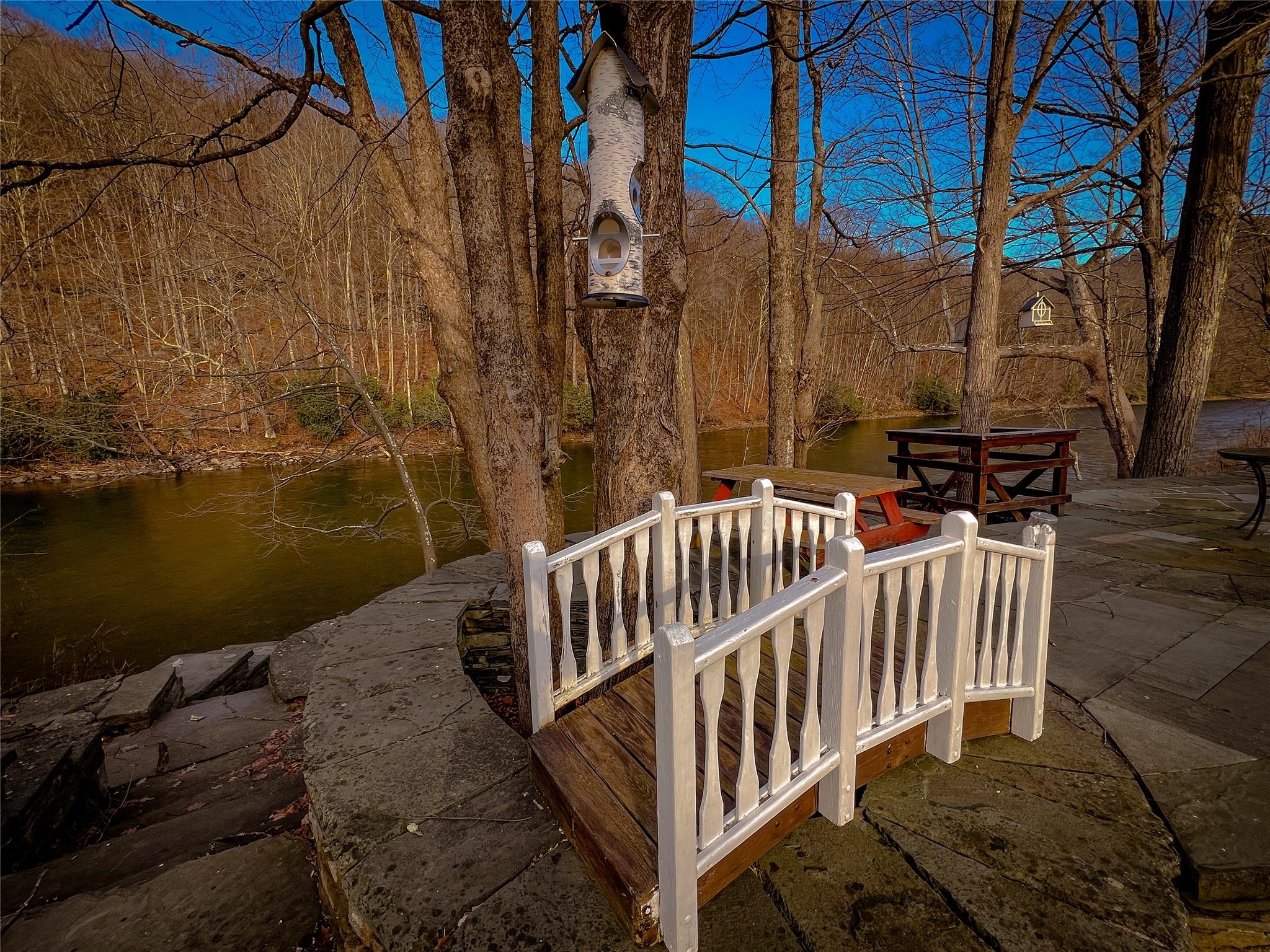46 Beaverkill Mountain Road Roscoe, NY 12776 - Photo 9 of 27 a view of balcony with wooden floor