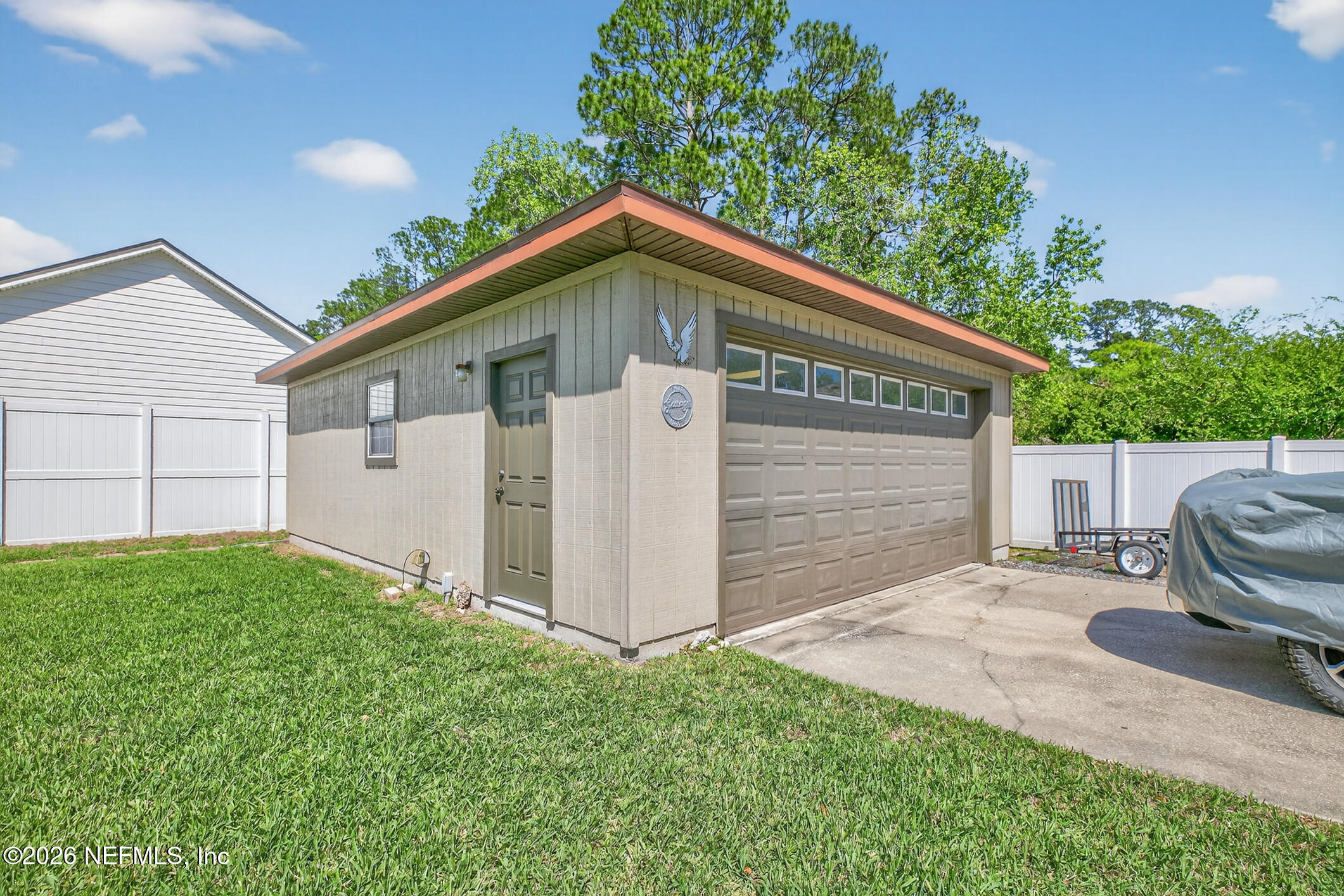12227 Flynn Woods Road Jacksonville, FL 32223 - Photo 52 of 62 Oversized Detached Garage