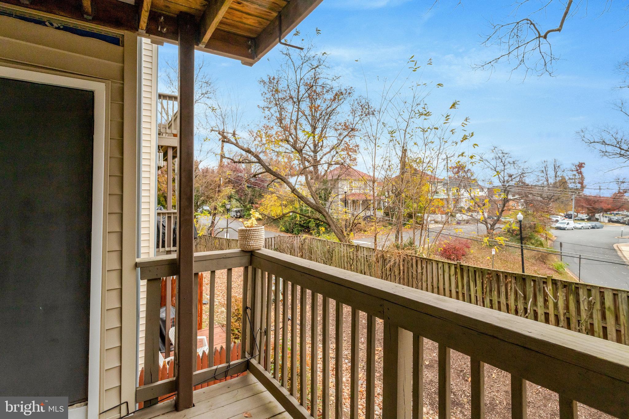 2101 North Rolfe Street, Unit C Arlington, VA 22209 - Photo 17 of 26 a view of city from a balcony