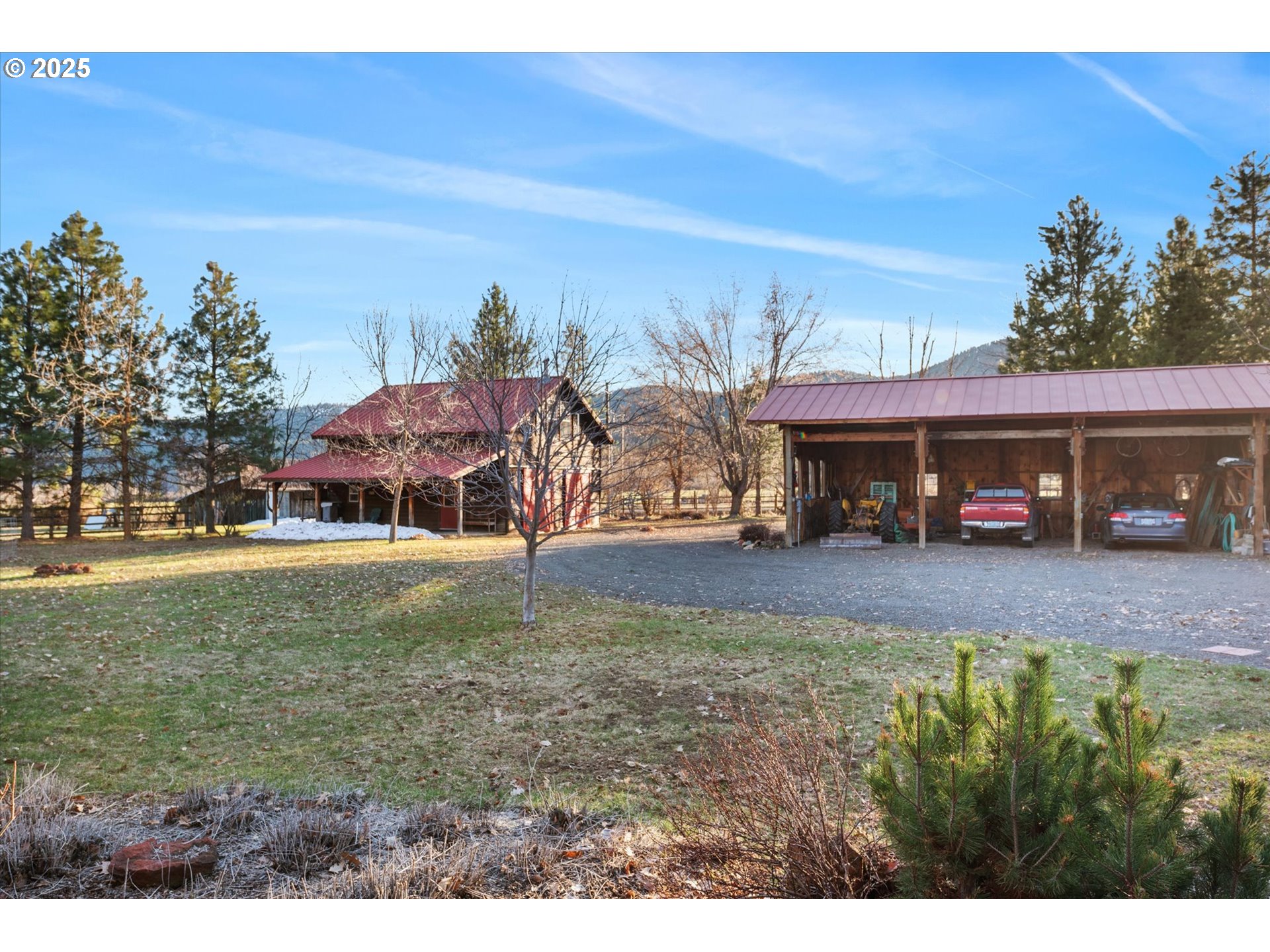 48303 Cornucopia Highway Halfway, OR 97834 - Photo 35 of 48 a view of a house with a yard