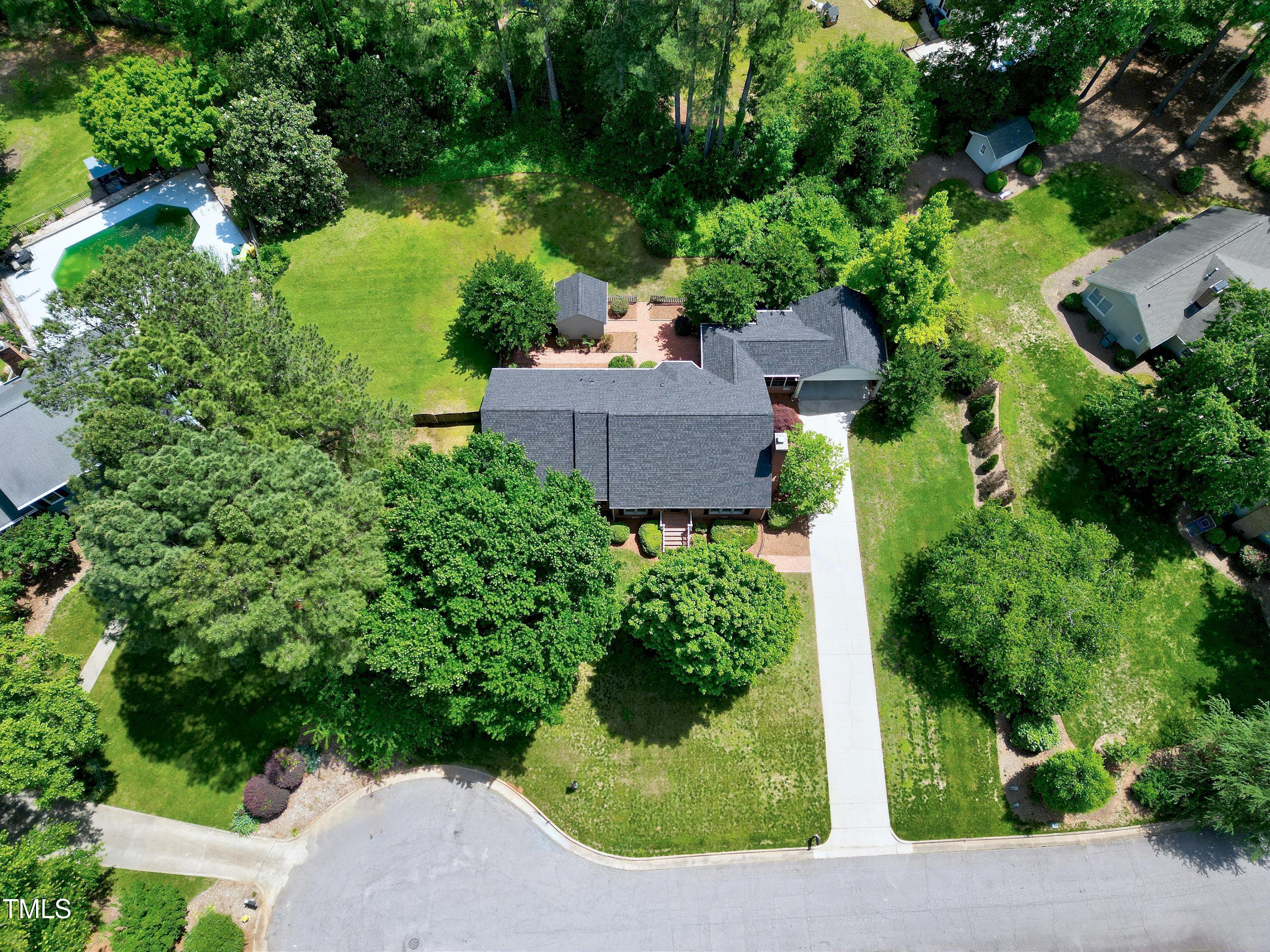7204 Bellweather Court North Raleigh, NC 27615 - Photo 48 of 51 Aerial 3