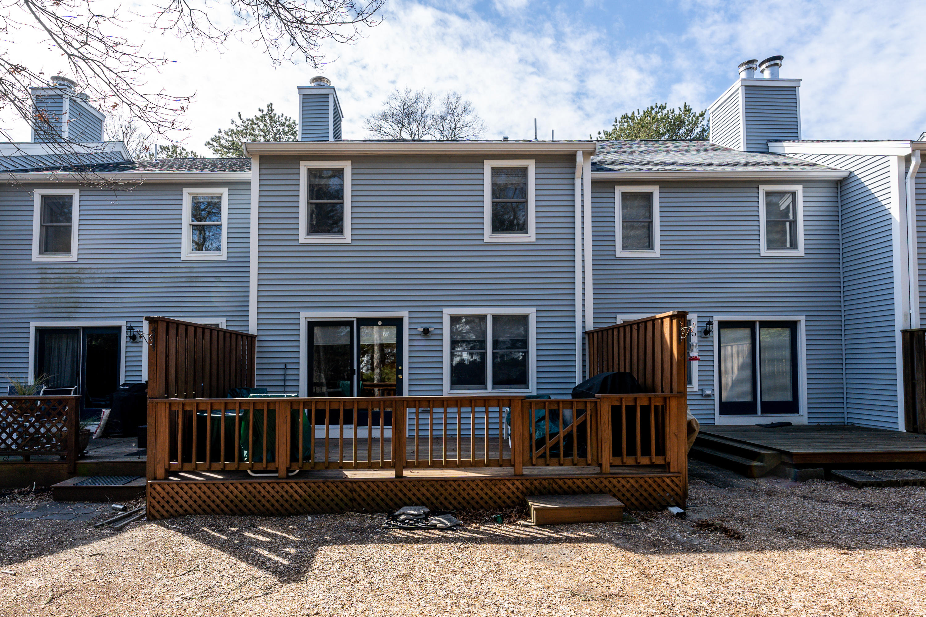102 Shellback Way, Unit P 102 Mashpee, MA 02649 - Photo 4 of 29 Back View of Condo