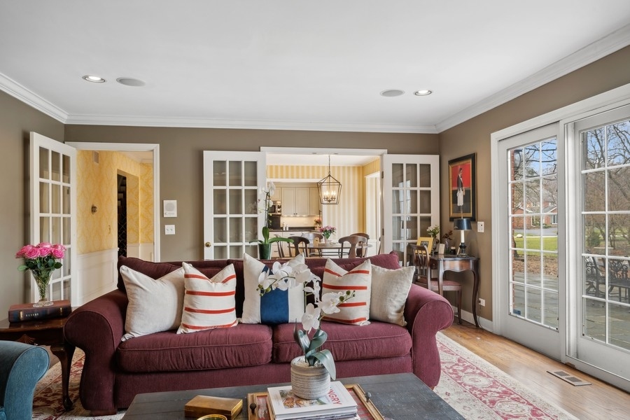 34 Longmeadow Road Winnetka, IL 60093 - Photo 15 of 35 a living room with furniture and a large window